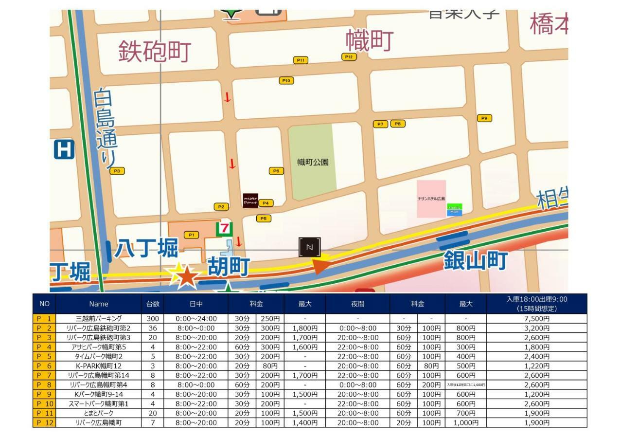 Nest Hotel Hiroshima Hatchobori Екстериор снимка